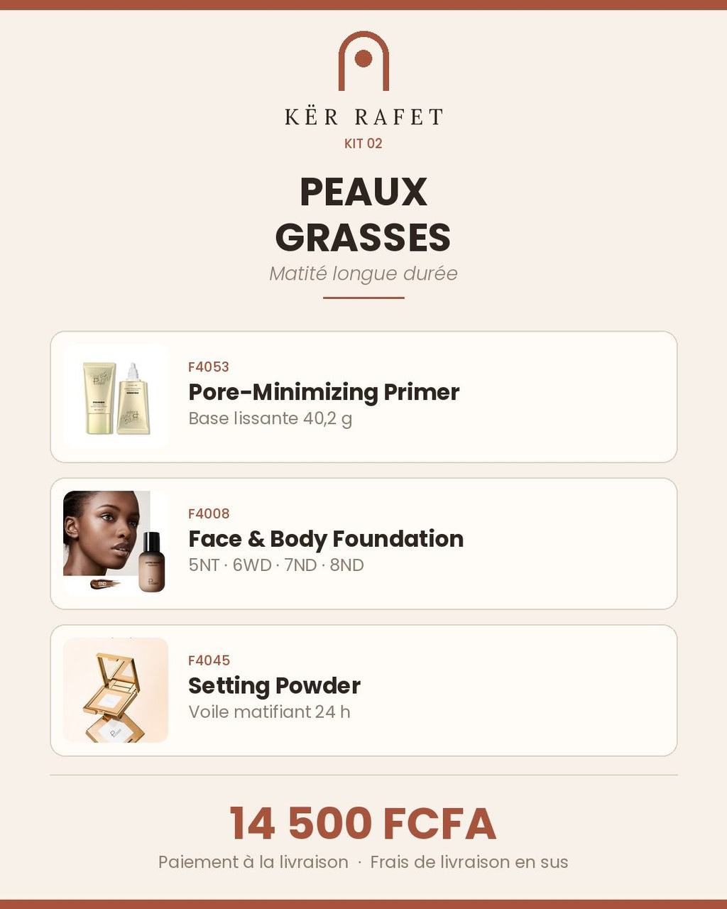 Kit 2 — Peaux Grasses